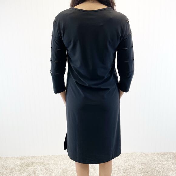 NEW Love Scarlett‎ Womens S Knit Dress Black Cutout s Grunge Gothic Stretchy - Picture 6 of 16